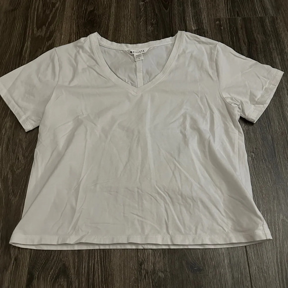 Athleta white t-shirt size small - Picture 1 of 6